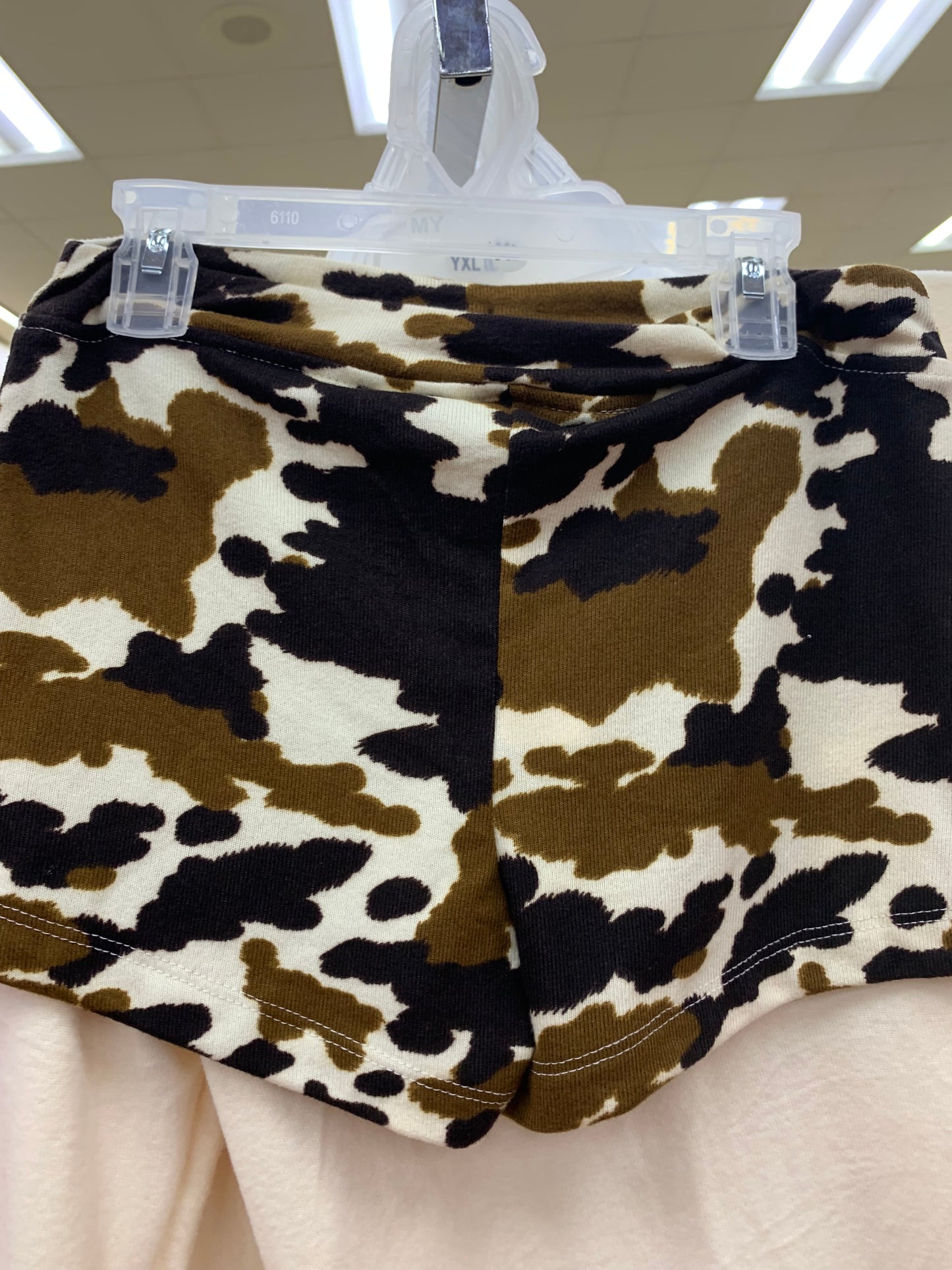 Bucees Cow Camouflage Print Lounge Shorts Youth