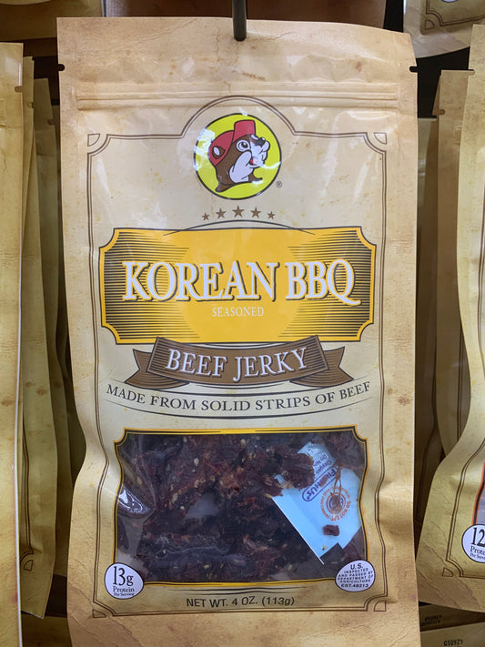 Buc-ee’s Korean BBQ Beef Jerky 4oz