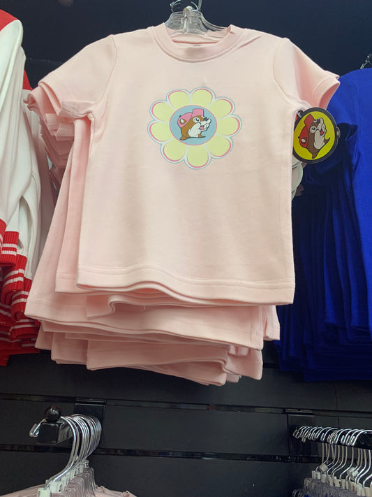 Buc-ees Toddler Pink Emblem T-Shirt