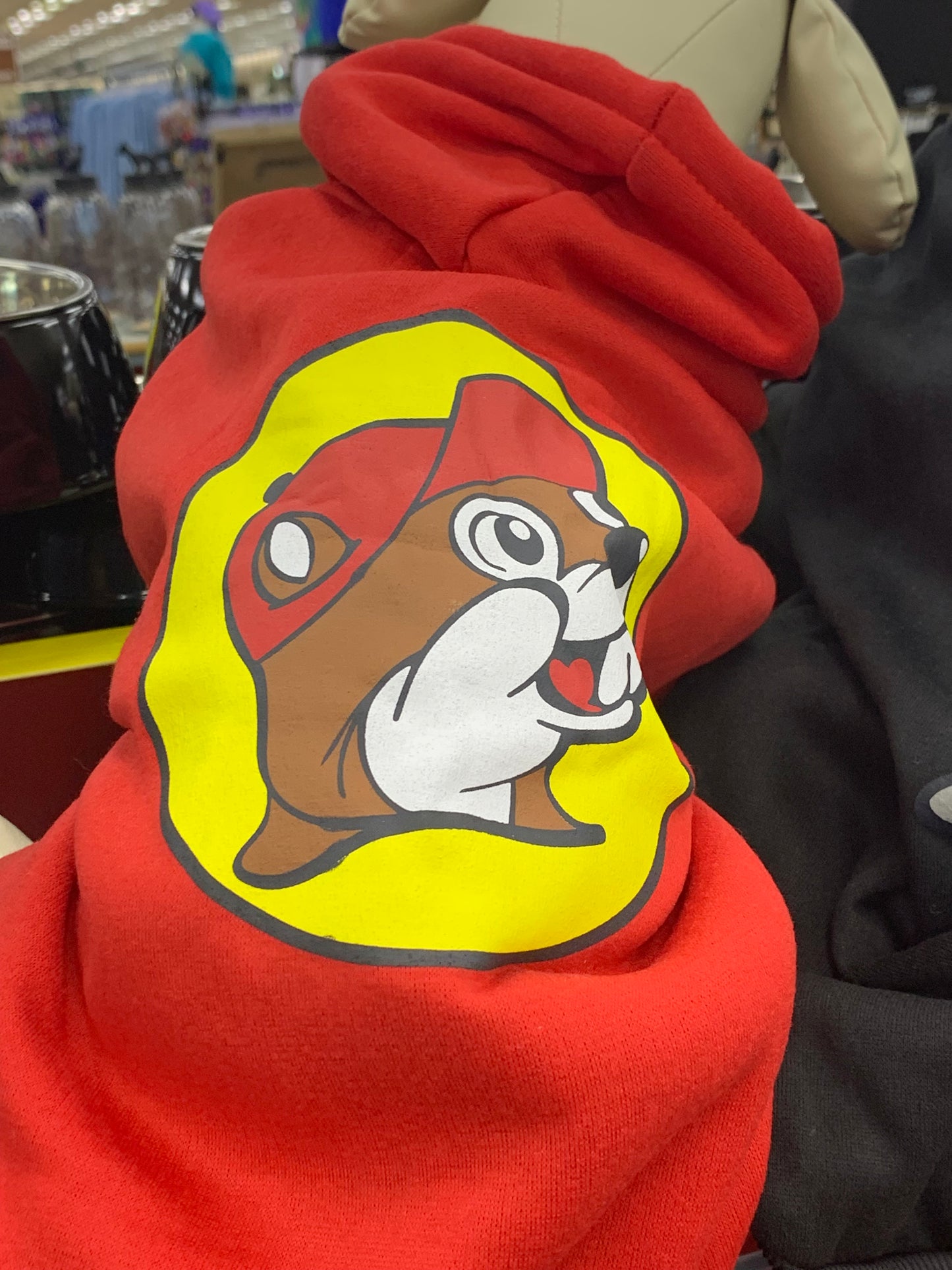 Bucees Red Pet Hoodie