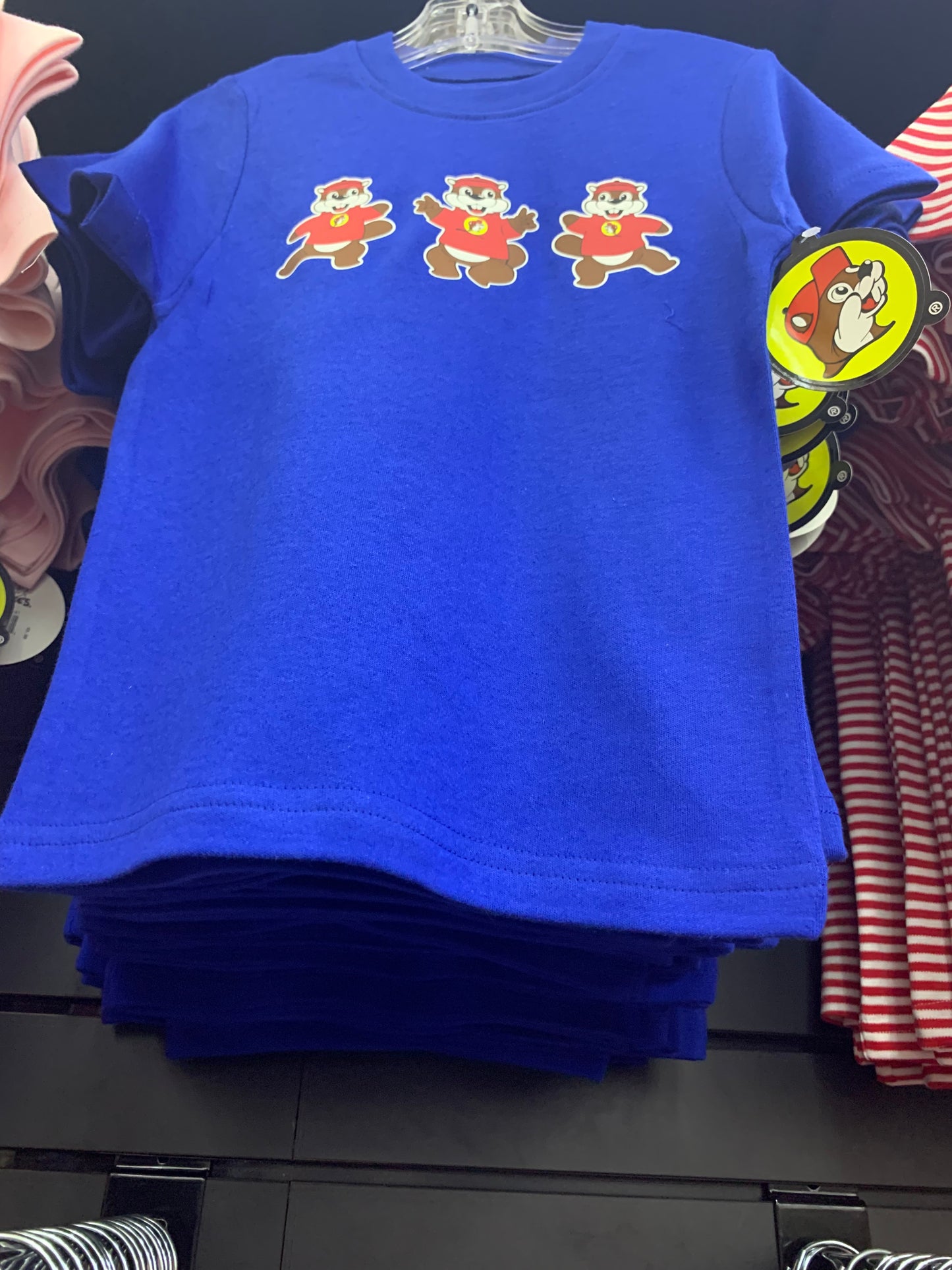 Buc-ees Toddler Blue Buc-ee Beaver T-Shirt