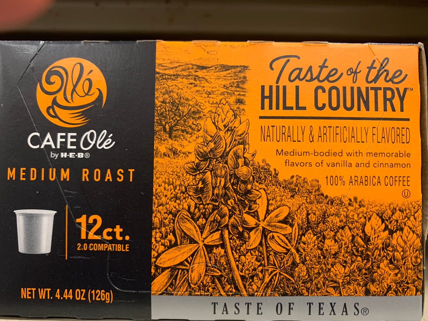 H‑E‑B Cafe Ole Taste of the Hill Country 12ct K-Cup