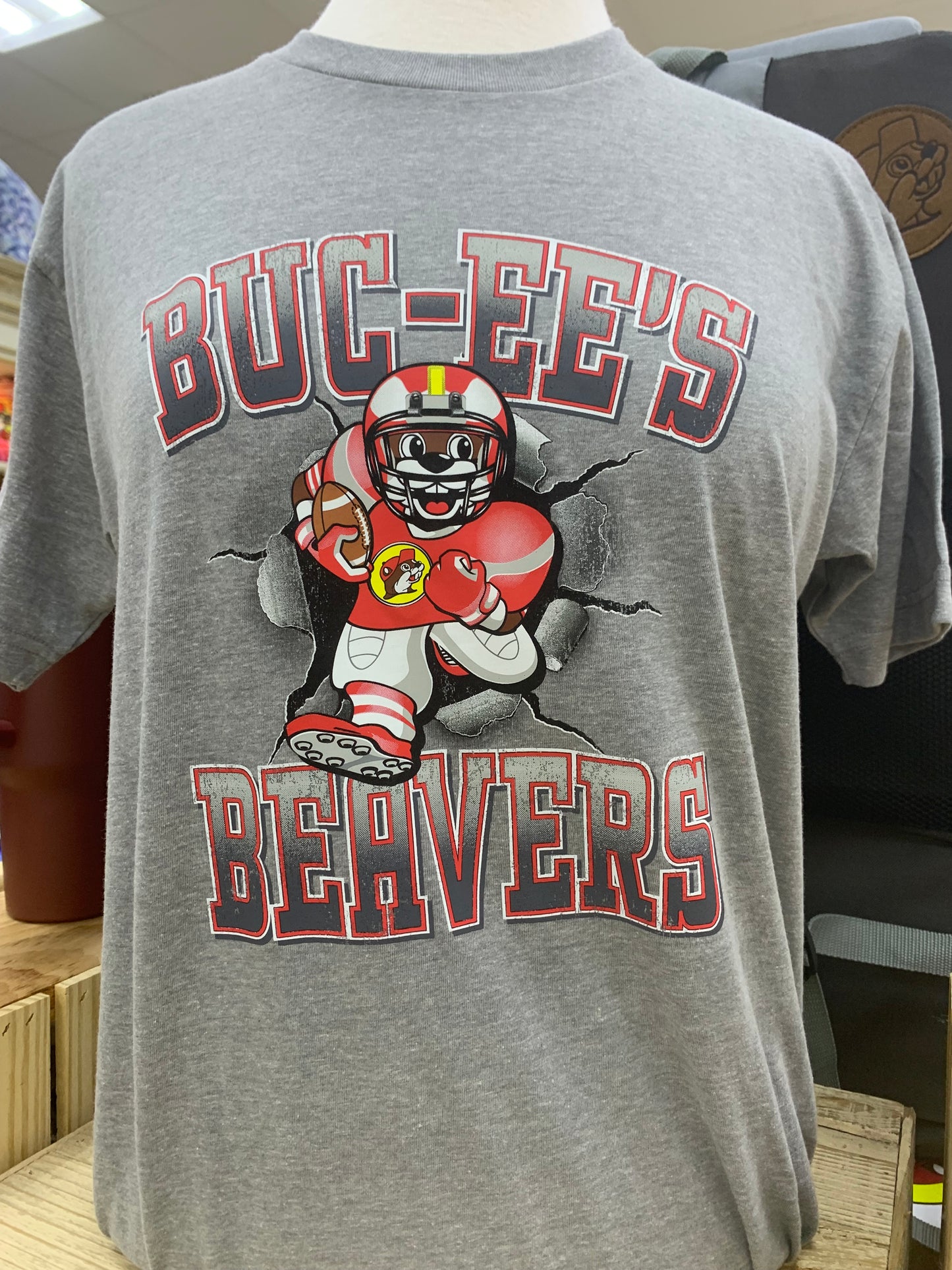 Bucees Beavers Football T-Shirt - Adult