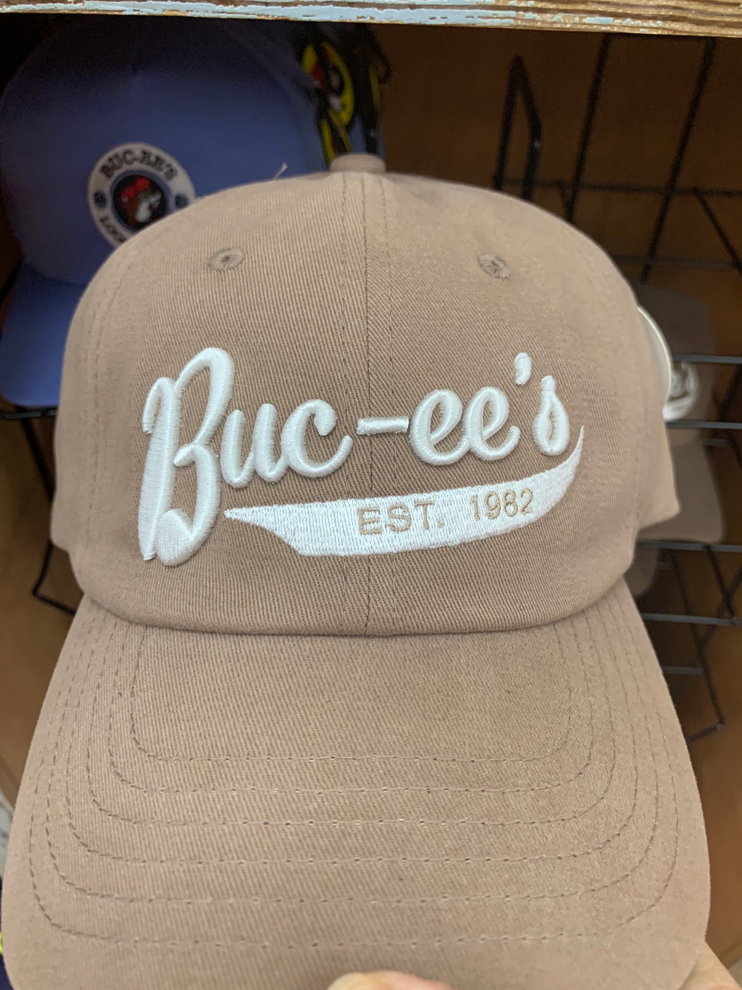 Buc-ees Khaki Ball Cap One-Size