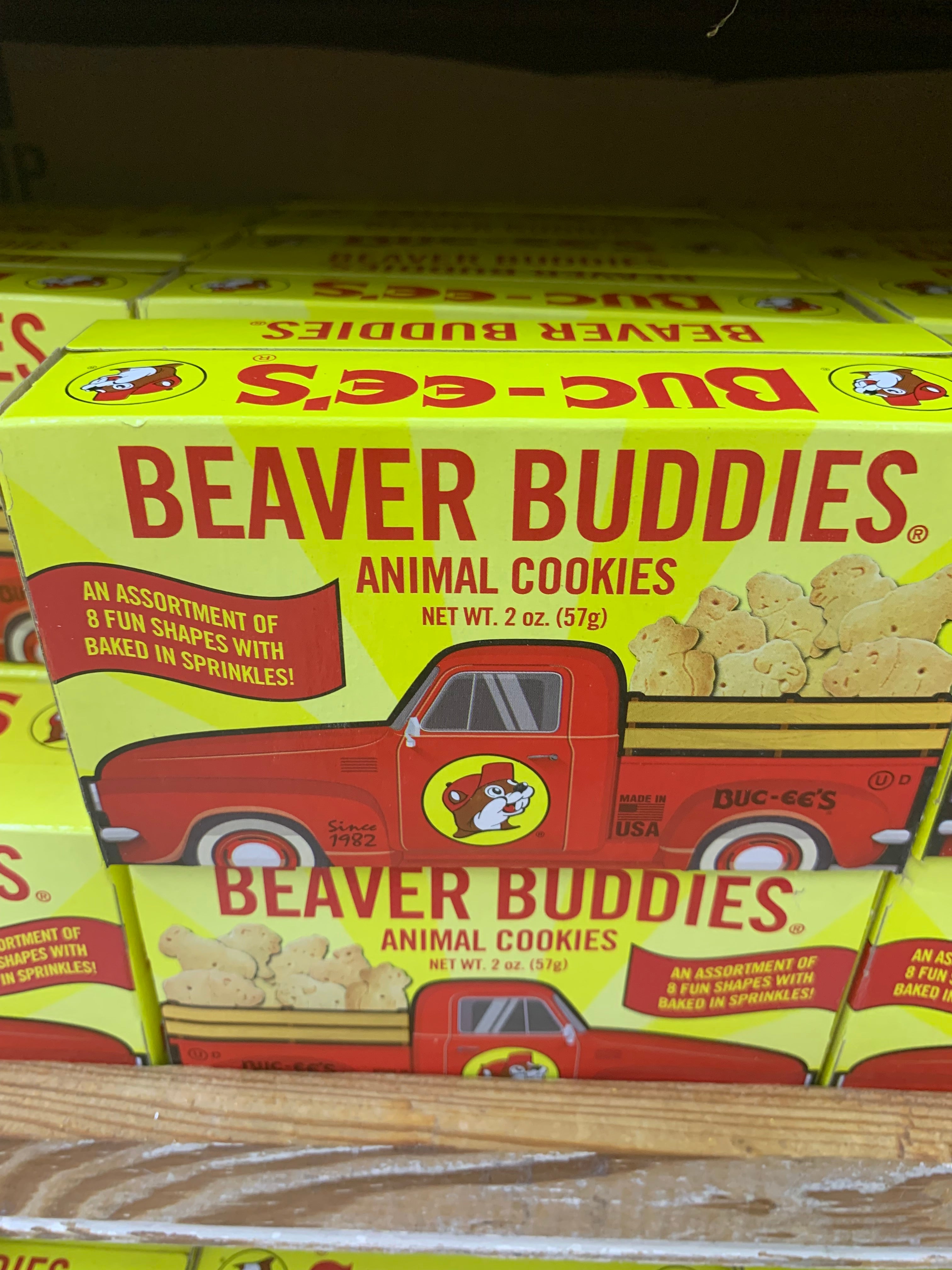 Buc-ees Beaver Buddies Animal Cookies 2 oz – Texas Treatz