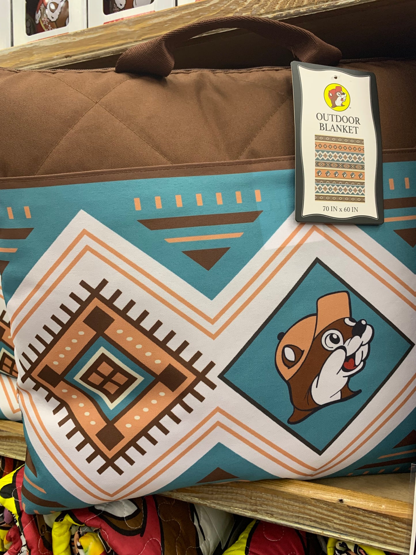 Bucees 60”x70” Folding Zippered Outdoor Blanket