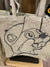 Bucees Large Khaki Tote Bag