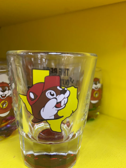 Bucees Best Outhouse in Texas Shot Glass