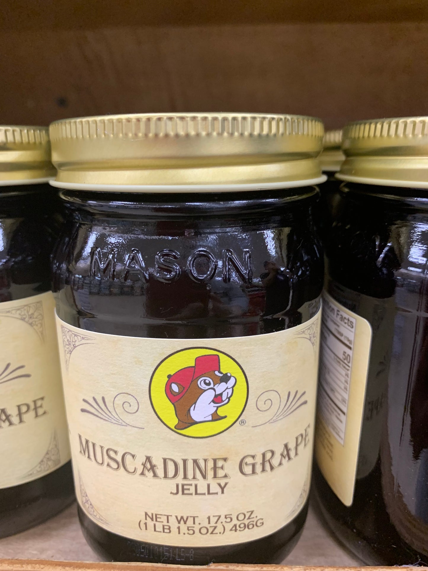 Buc-ees Muscadine Grape Jelly 17.5oz