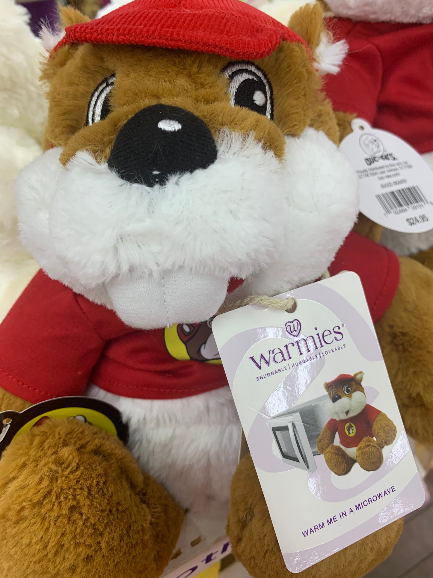 Buc-ees Beaver Warmies Snuggle Animal