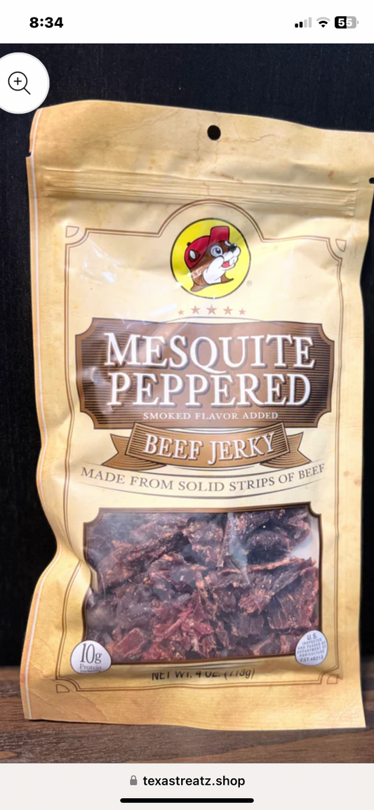 Buc-ee’s Mesquite Peppered Beef Jerky 4oz