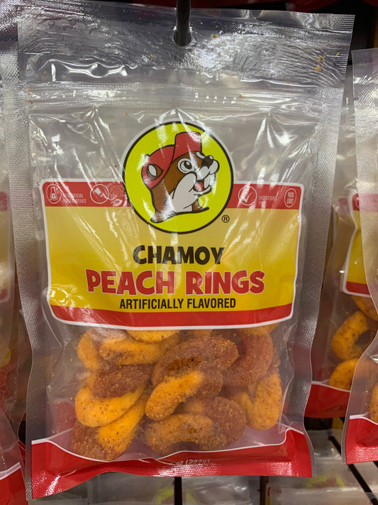 Buc-ees Chamoy Peach Rings