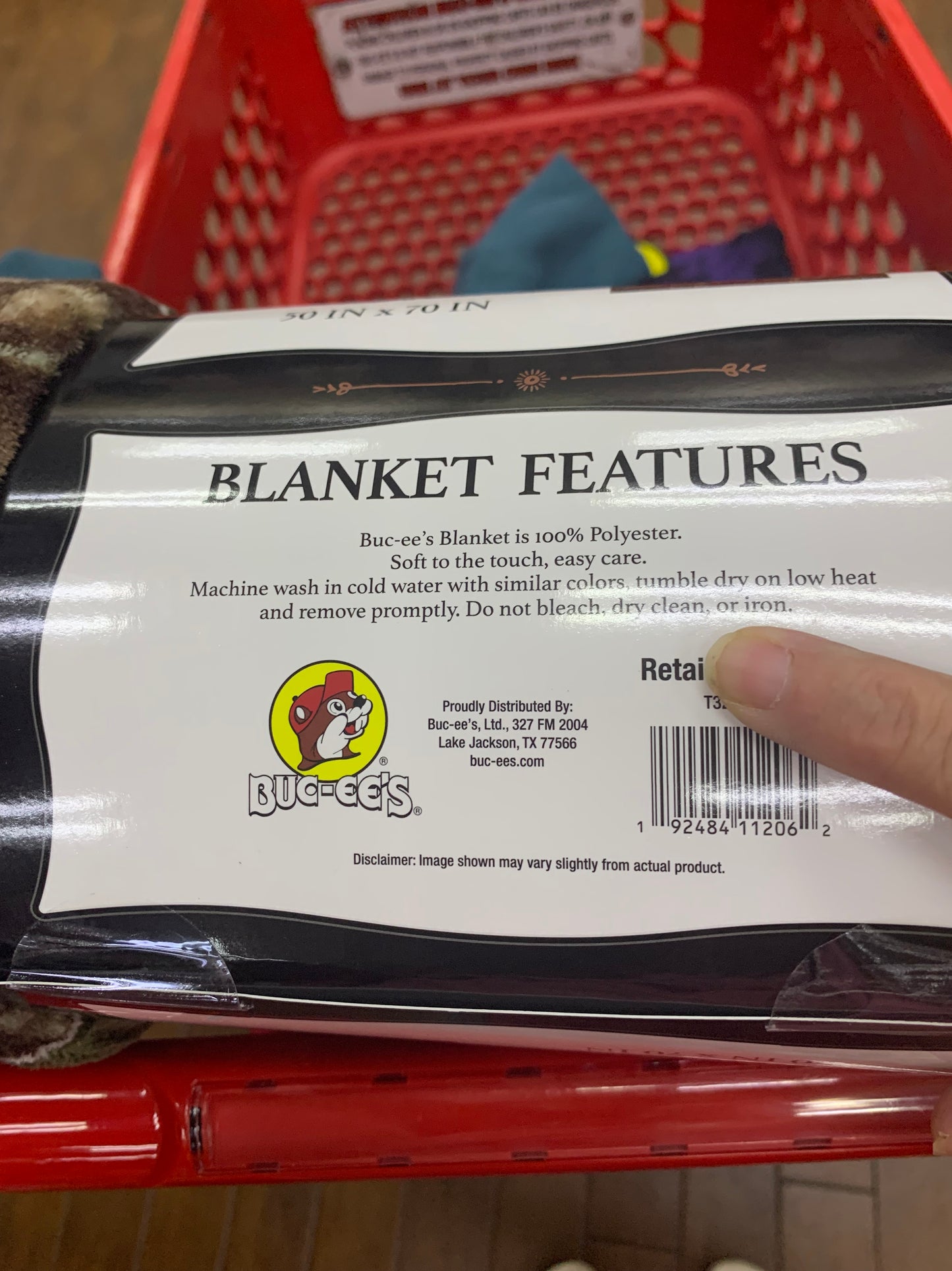 Bucees 50”x 70” Camouflage Blanket Bucee Beaver