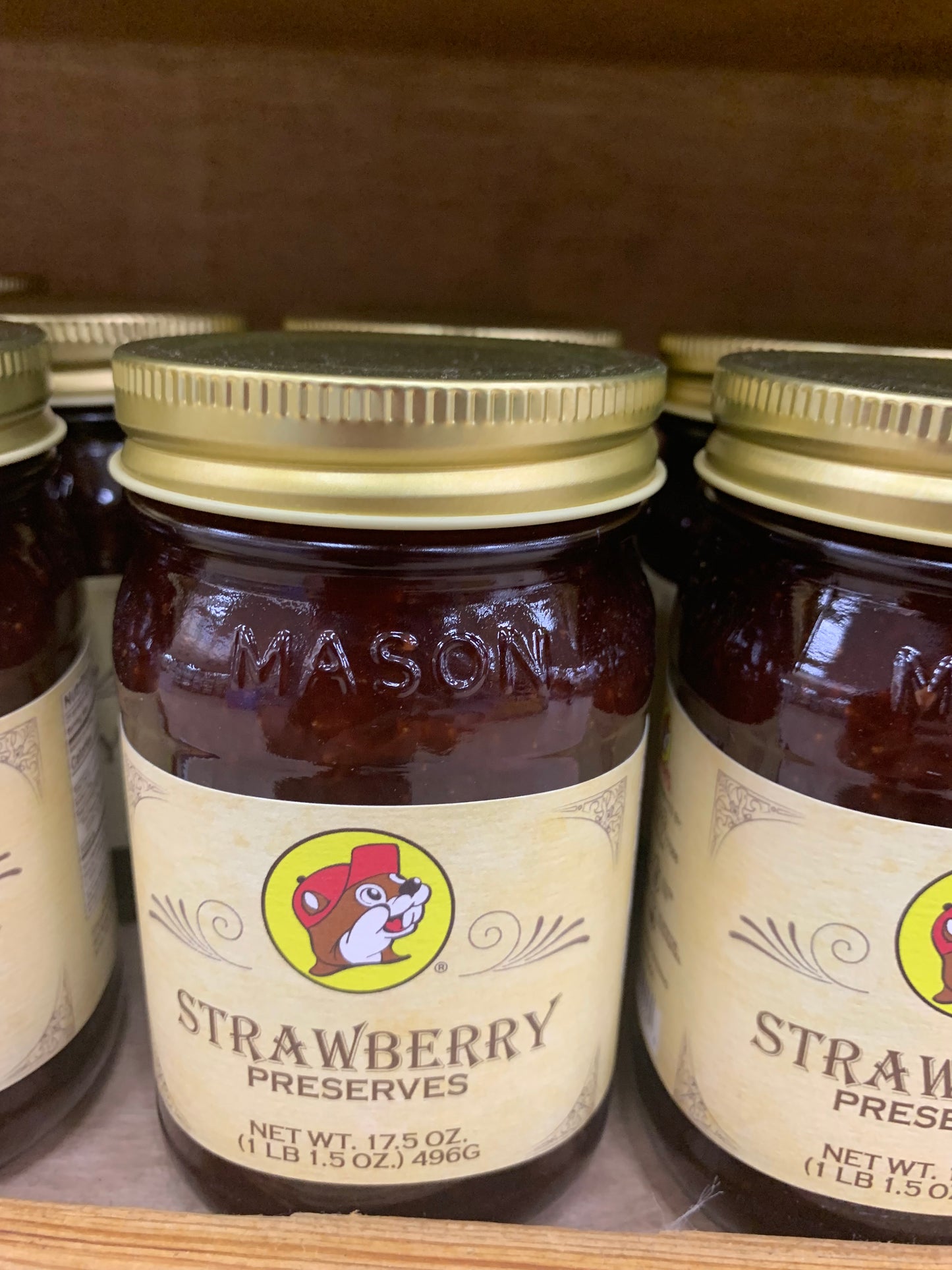 Buc-ees Strawberry Preserves 17.5 oz