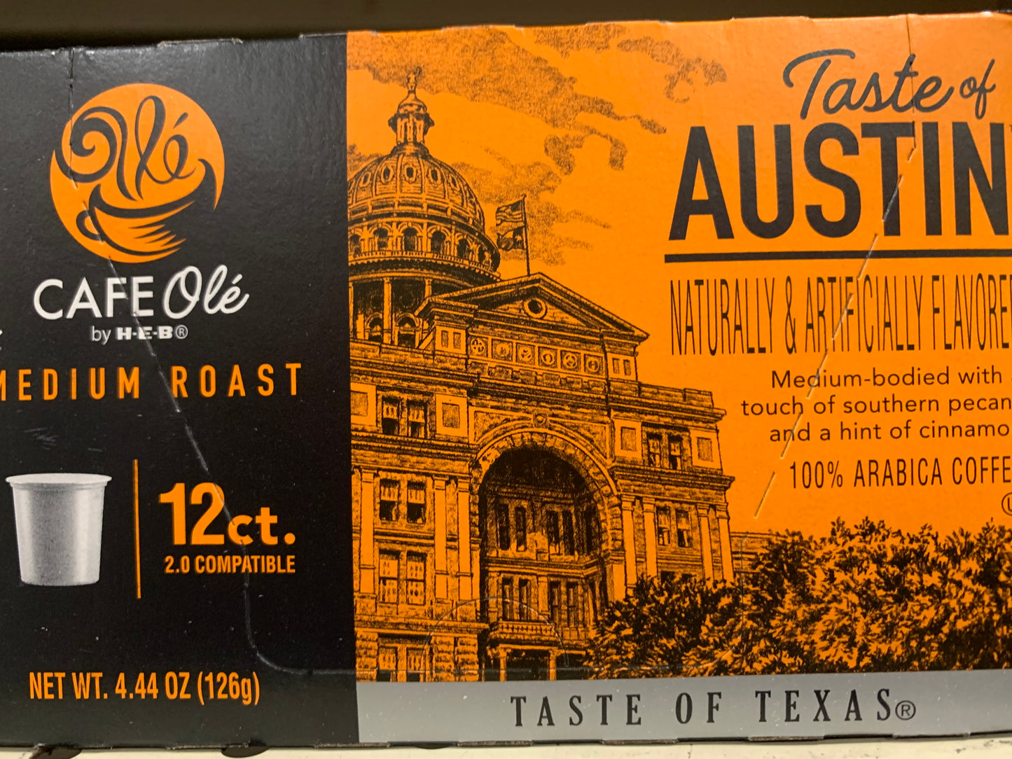 H‑E‑B Cafe Ole Taste of Austin 12ct K-Cup