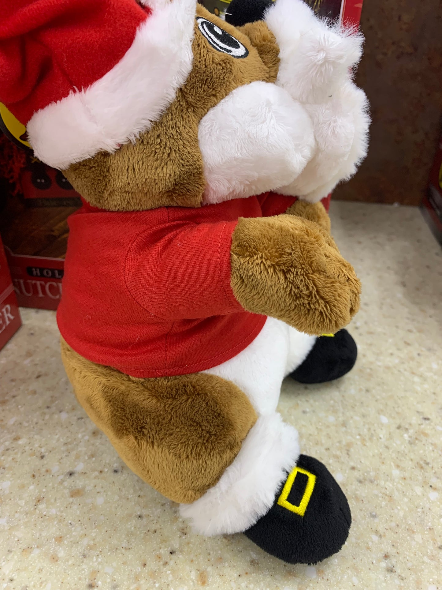 Bucees Santa Beaver Plush Animal