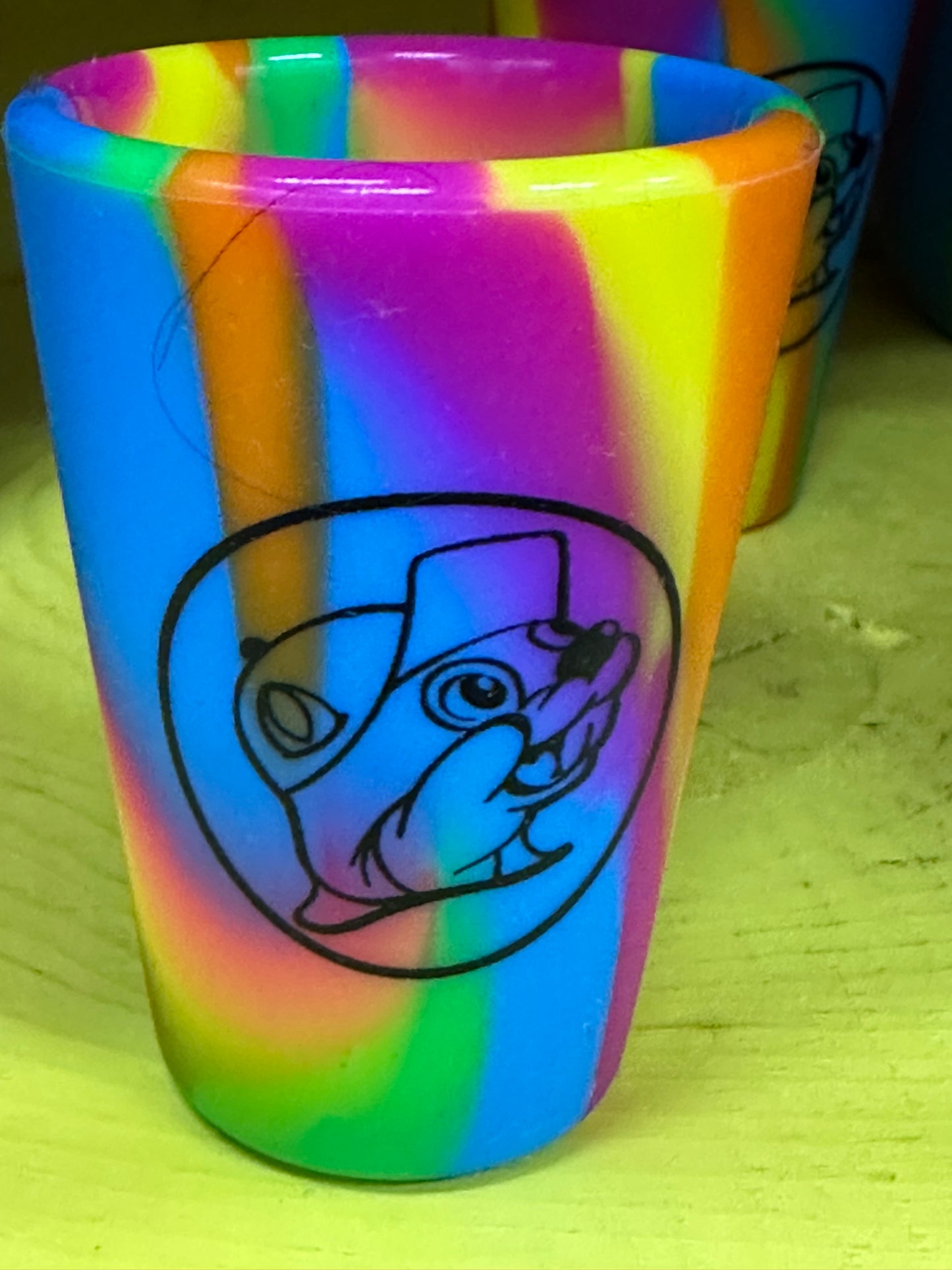 Buc-ees Silicone Colorful Shot Glass