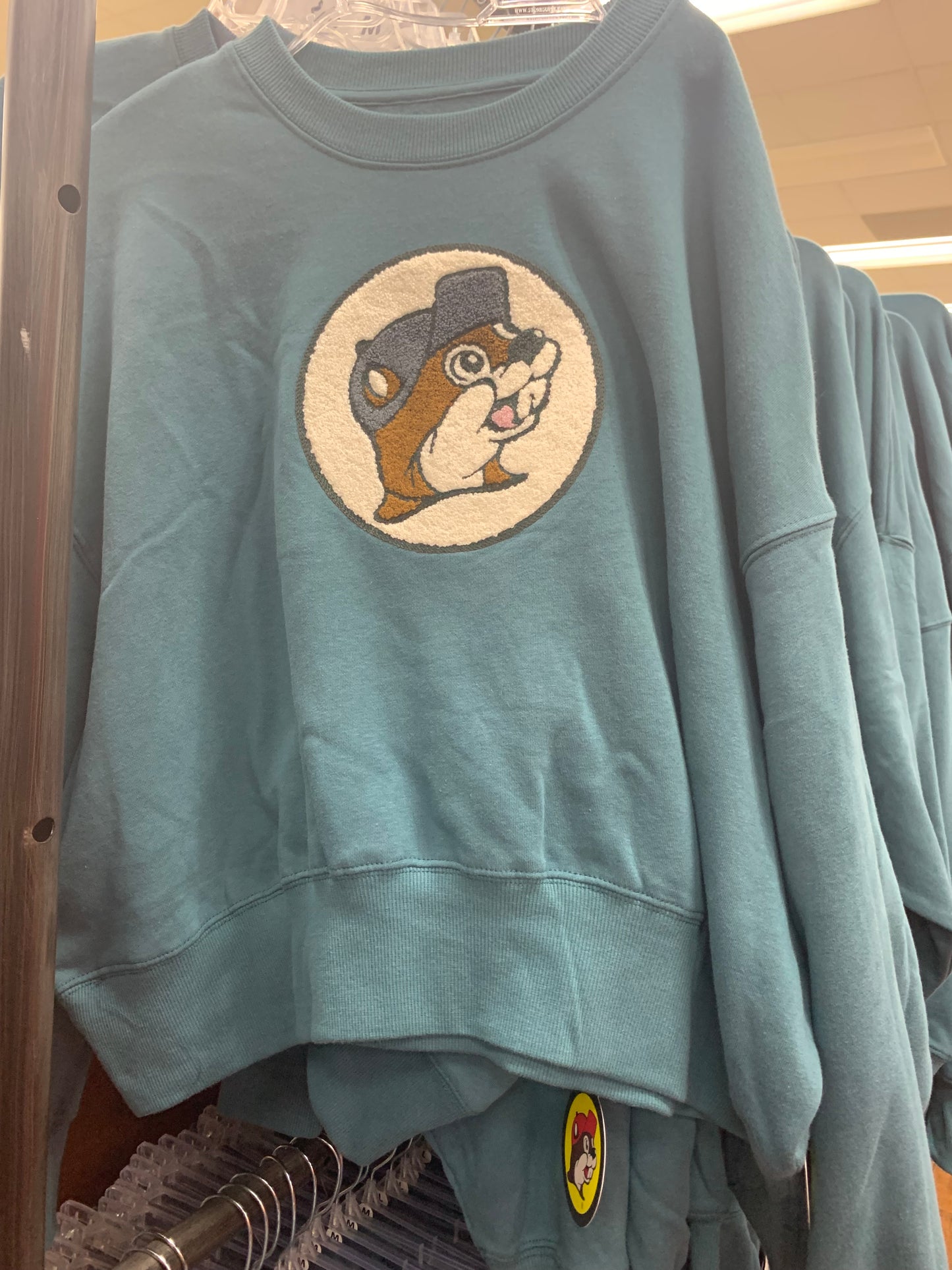 Bucees Teal Fleece Sweatshirt- Women’s