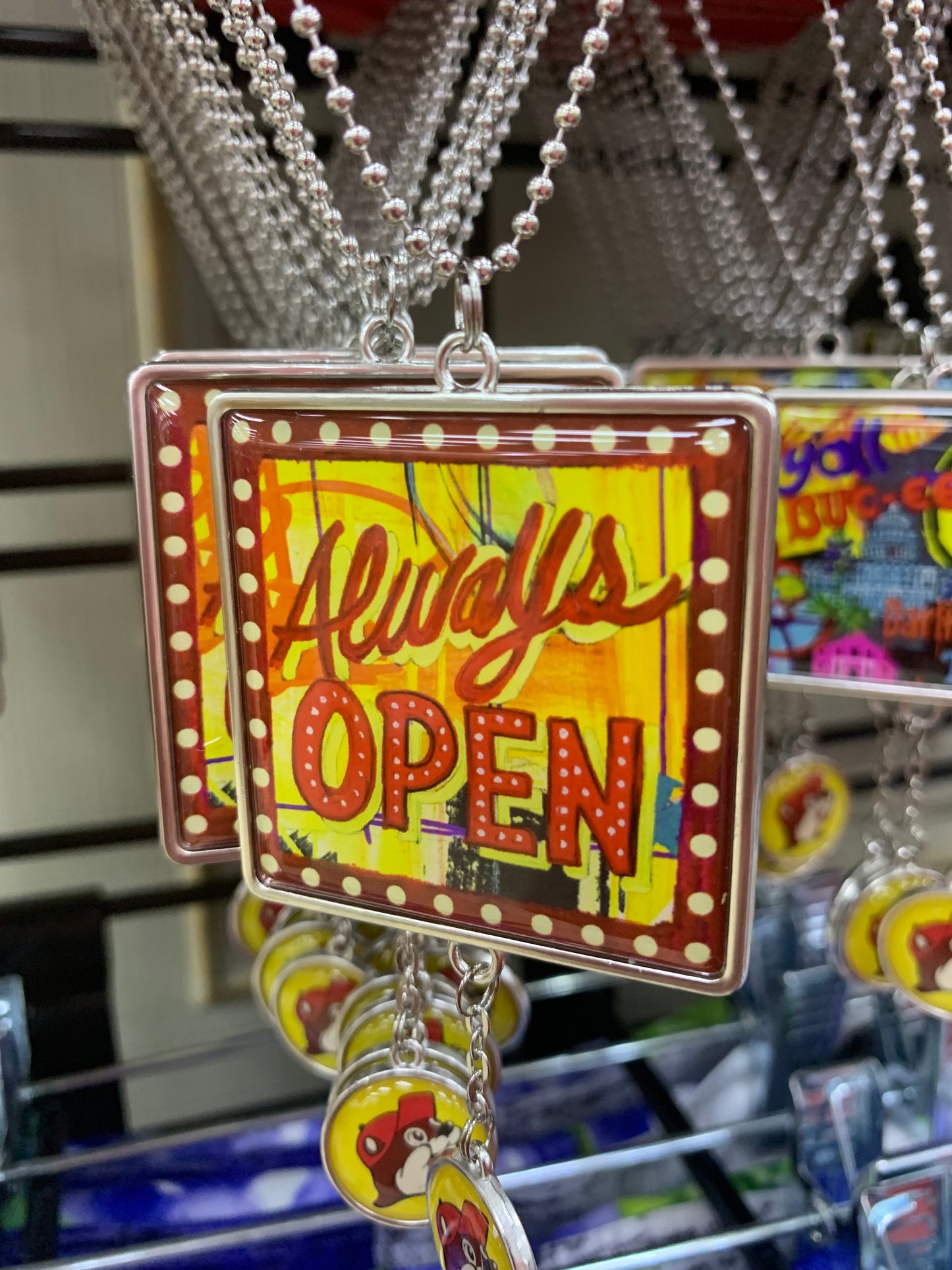 Bucees Kelly O’Neal “Always Open” Car Charm