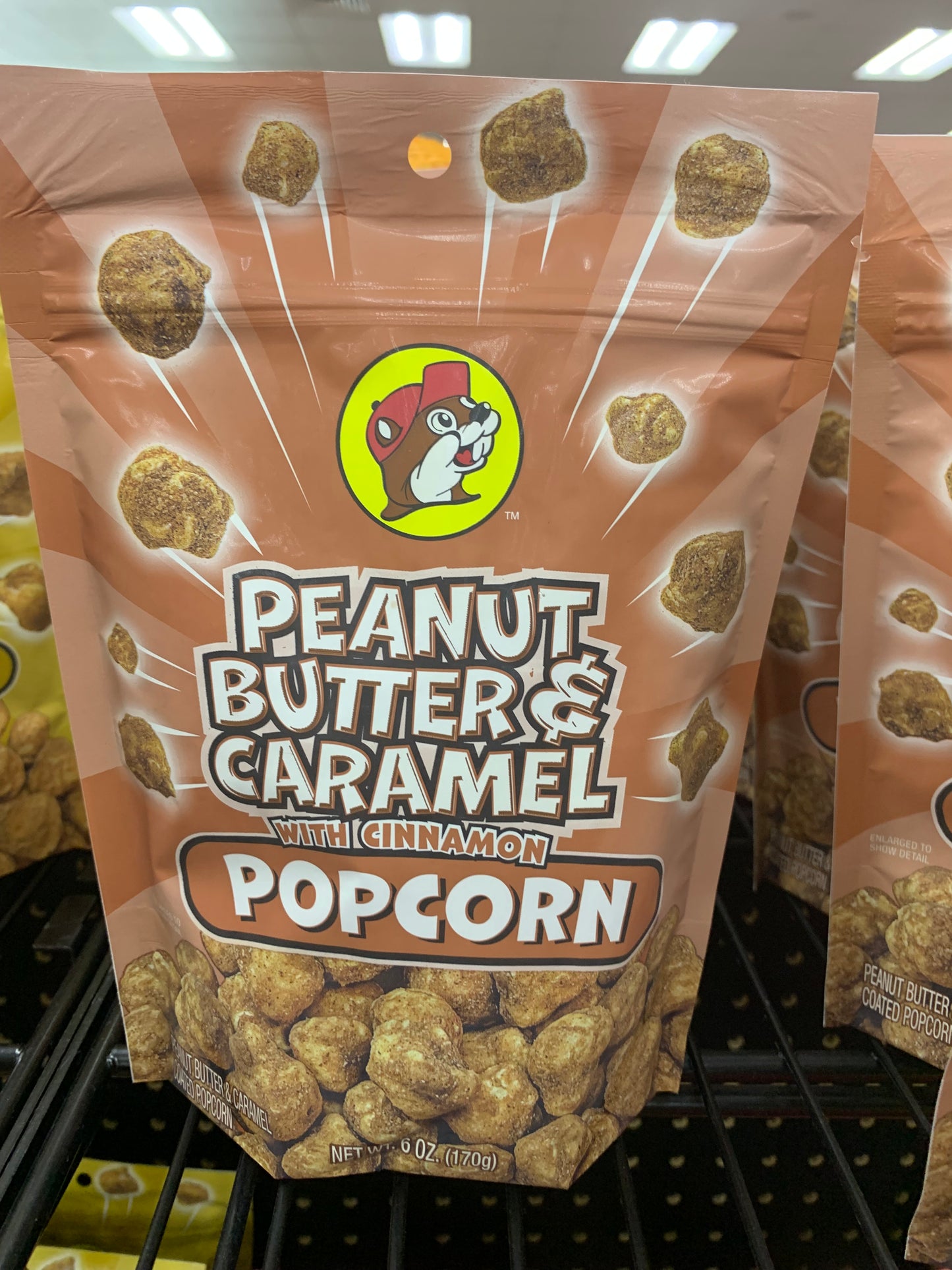 Bucees Peanut Butter and Caramel with Cinnamon 6oz Bag