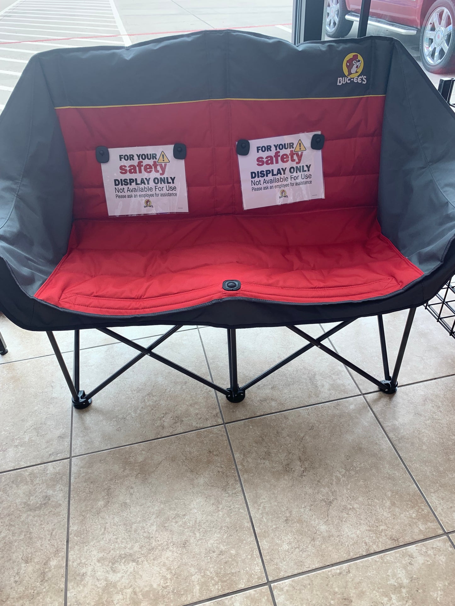 Bucees Fold up Double Wide Sofa with carry bag