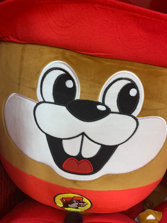 Bucees Medium Beaver Stuffed Pillow