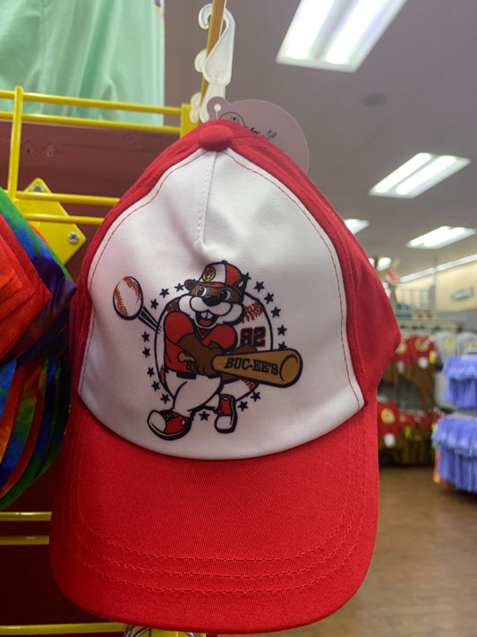 Bucees Baseball Youth Red/White Cap