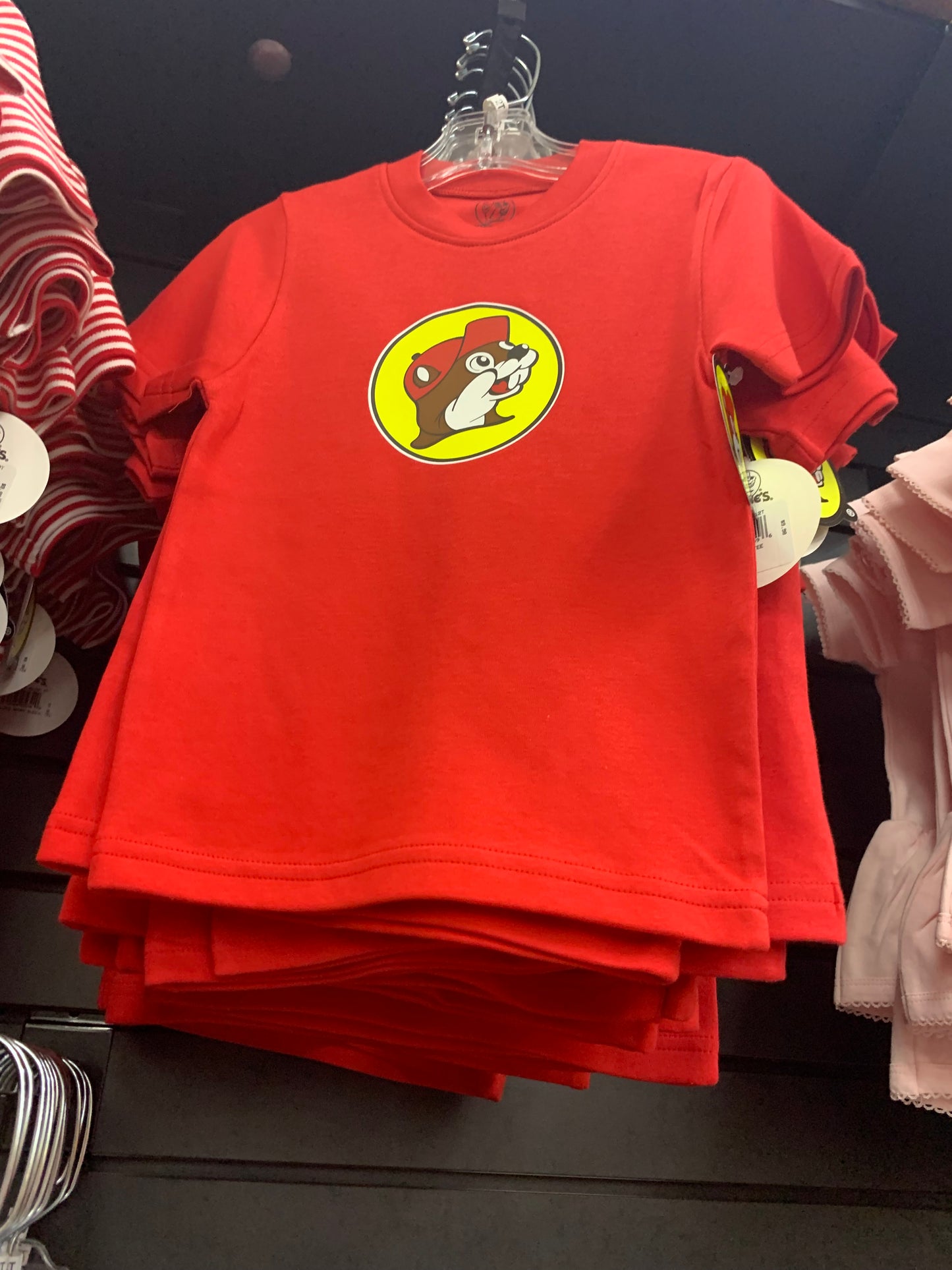 Buc-ees Toddler Red Emblem T-Shirt