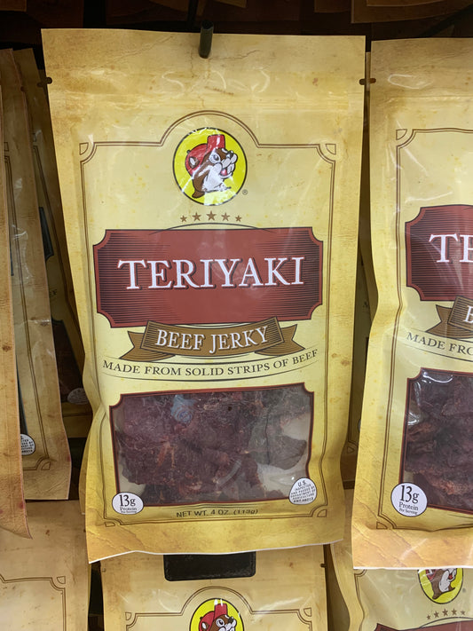 Buc-ees Teriyaki Beef Jerky 4oz