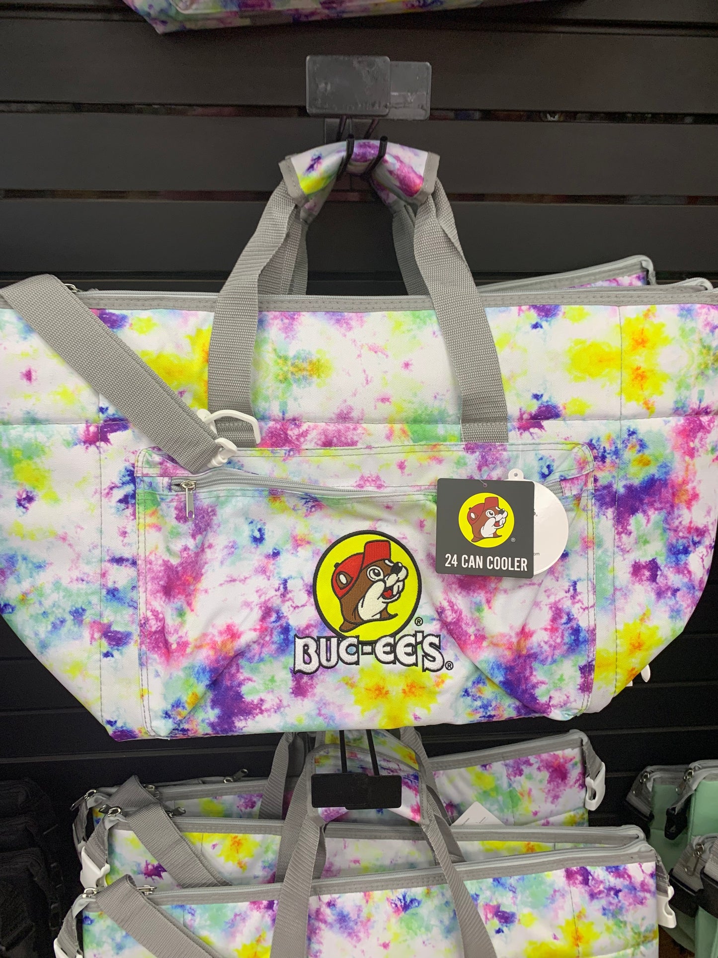 Bucees Tie-Dye 24pk Cooler Tote Bag with Carry Strap and Handle