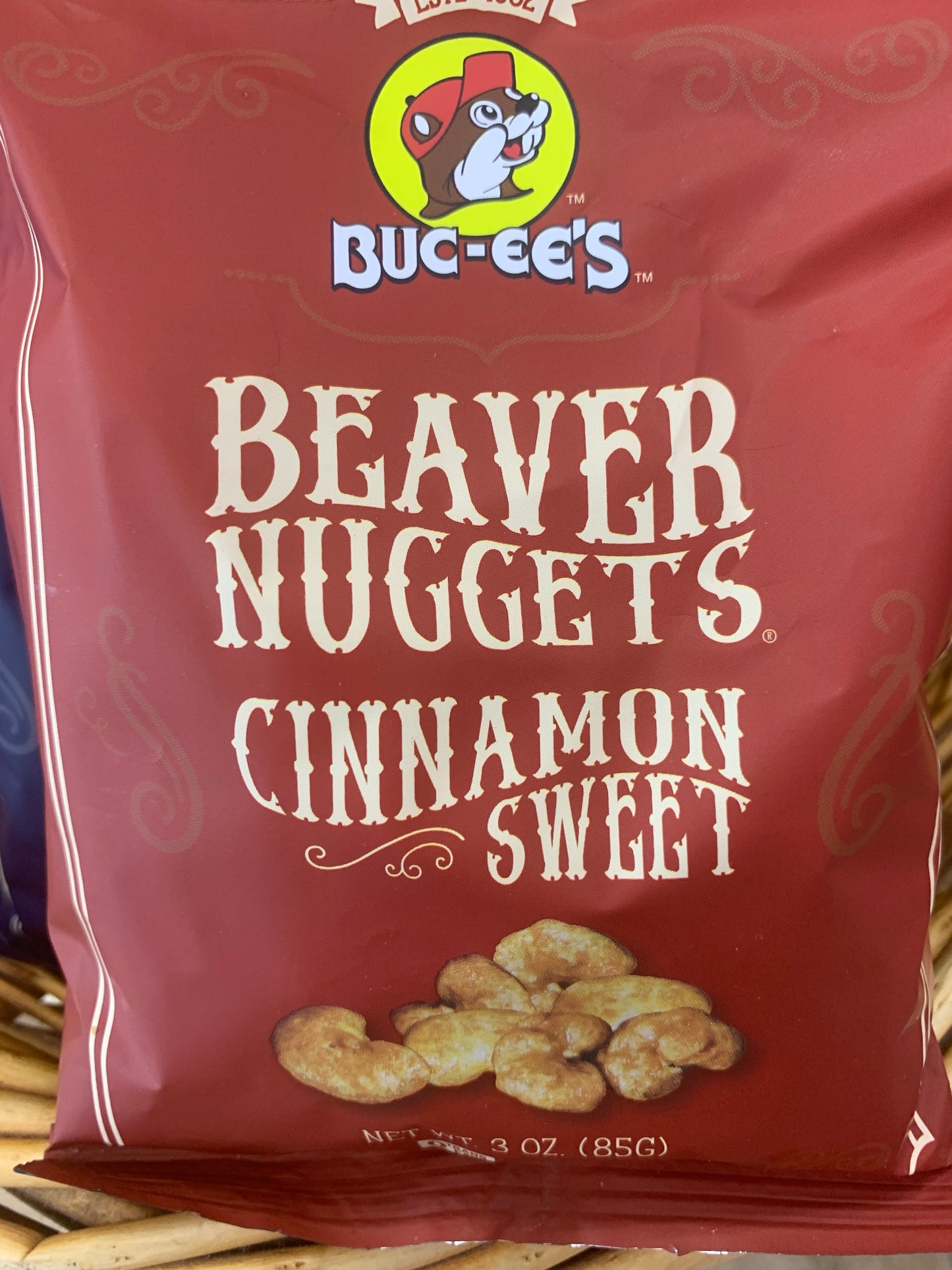 Buc-ees Cinnamon Sweet Beaver Nuggets 3oz Bag