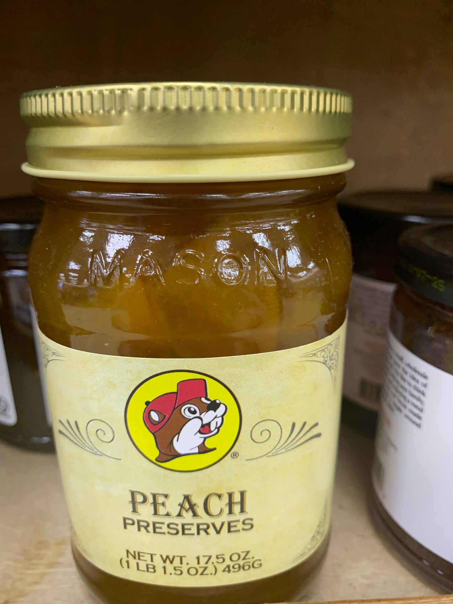 Buc-ees Peach Preserves 17.5oz