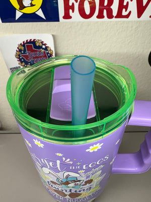 Buc-ees 2025 Easter Fit Forty Tumbler with Handle, Lid, and Straw
