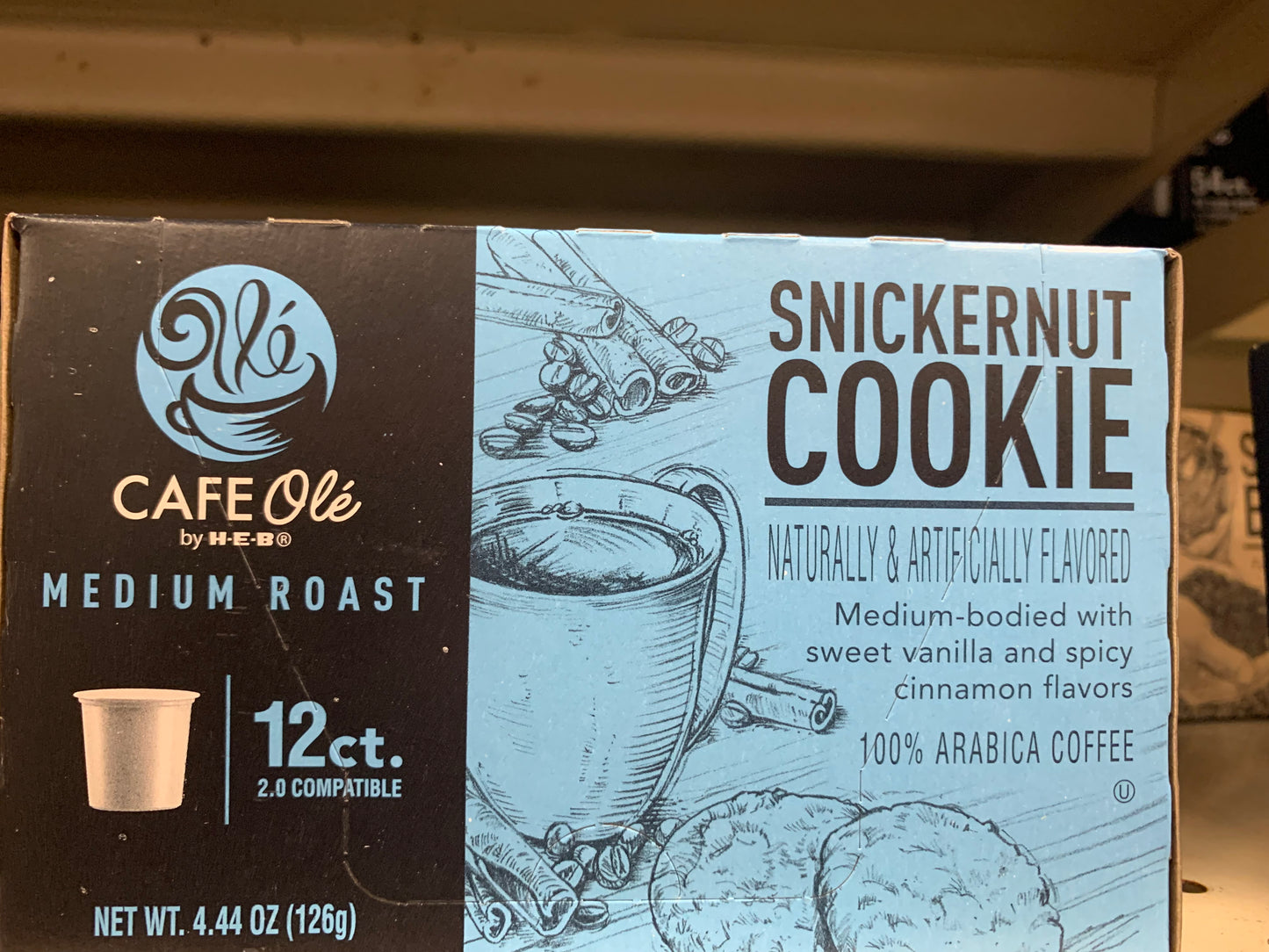 H‑E‑B Snickernut Cookie 12ct K-Cup