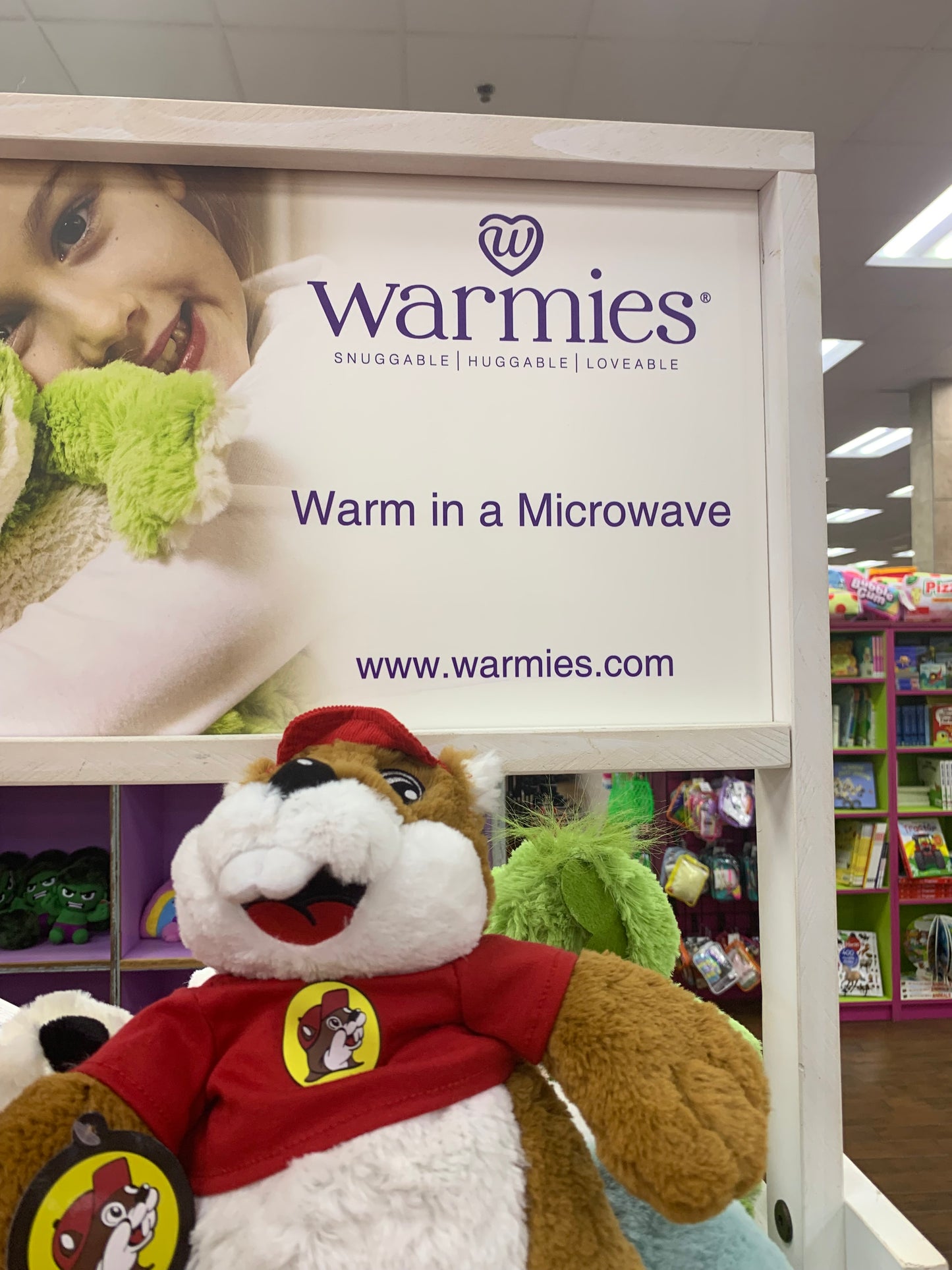 Buc-ees Beaver Warmies Snuggle Animal