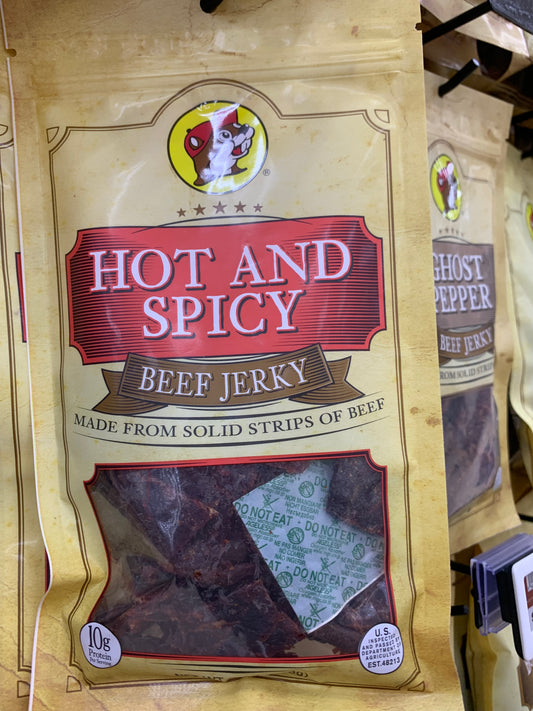 Buc-ee’s Hot and Spicy Beef Jerky 4oz