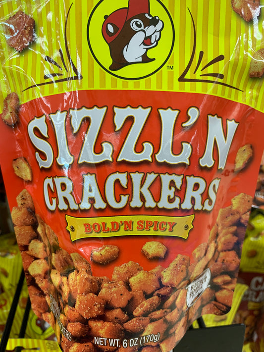 Buc-ees SIZZL’N Crackers Bold ‘N Spicy 6oz