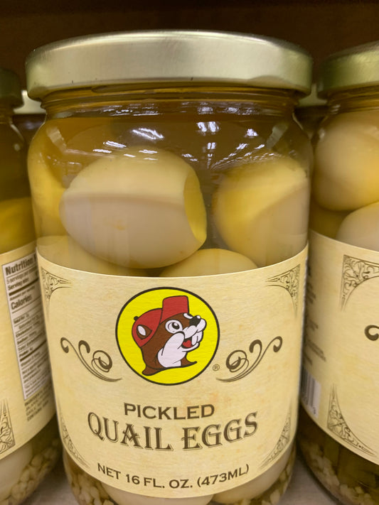 Buc-ees Pickled Quail Eggs 16oz