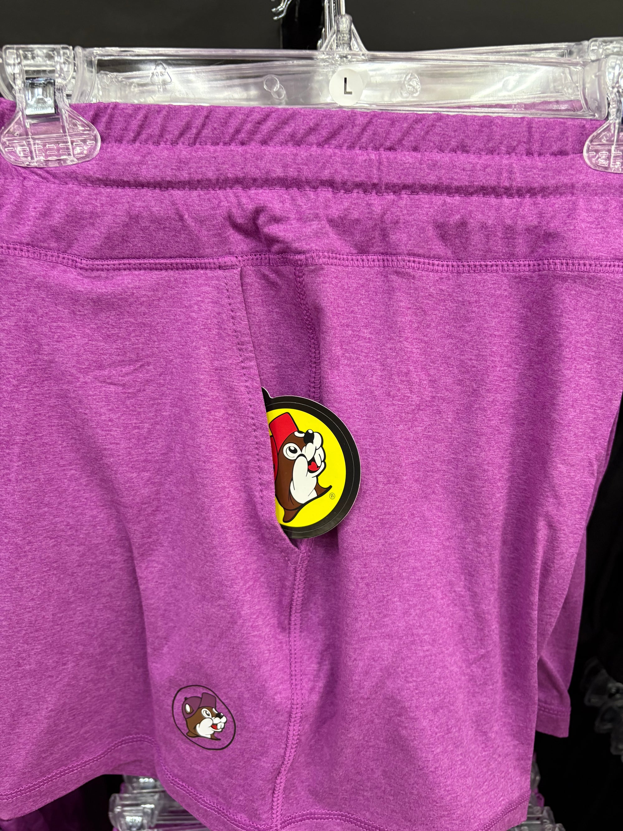 Buc-ees Spring Collection Adult Pink Shorts with Pockets and Logo Size Small-XXXLarge
