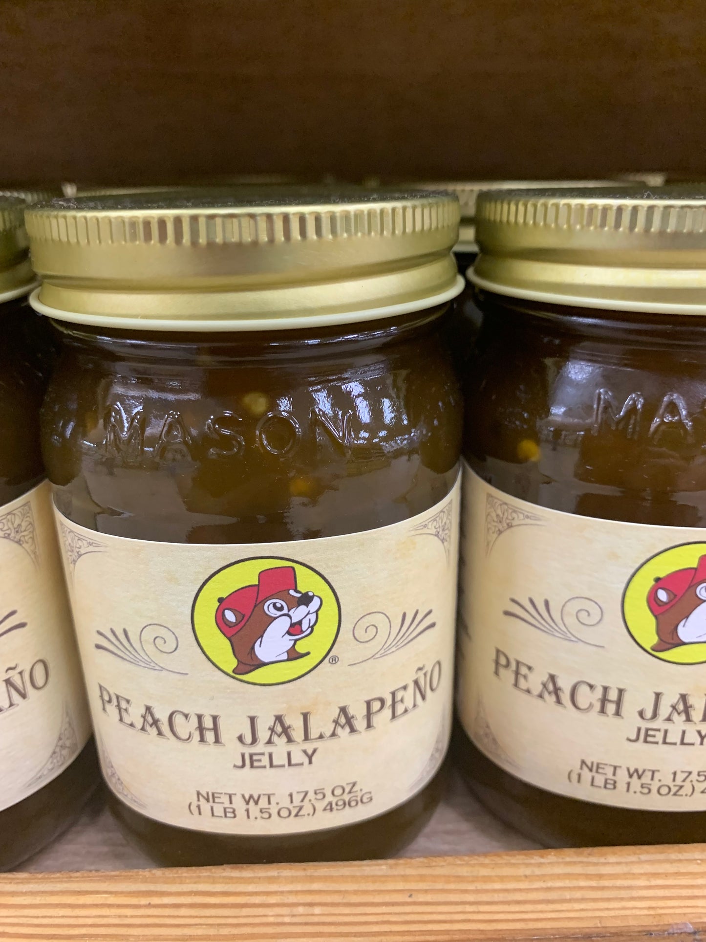 Buc-ees Peach Jalapeño Jelly 17.5oz