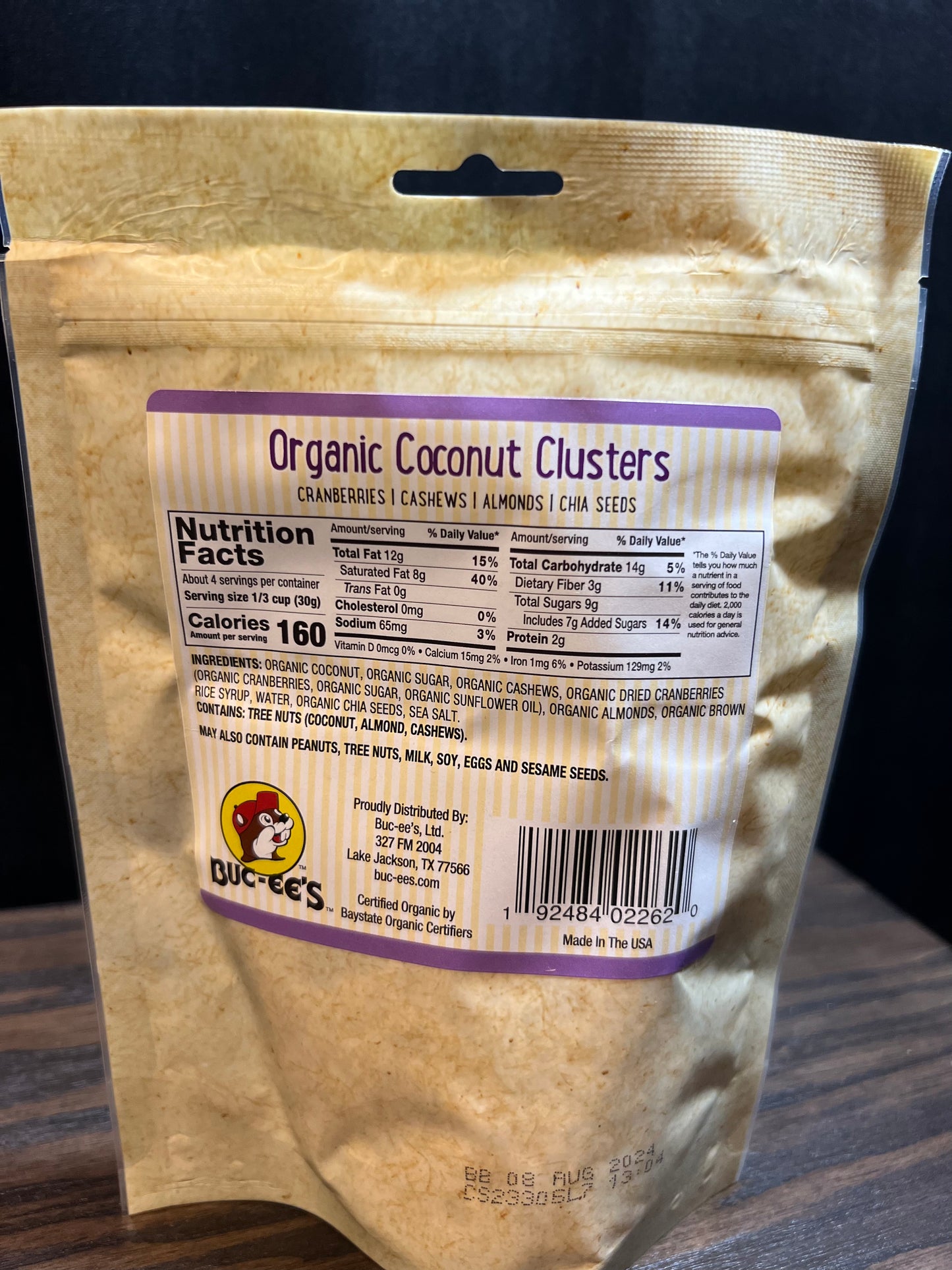 Buc-ees Organic Coconut Clusters