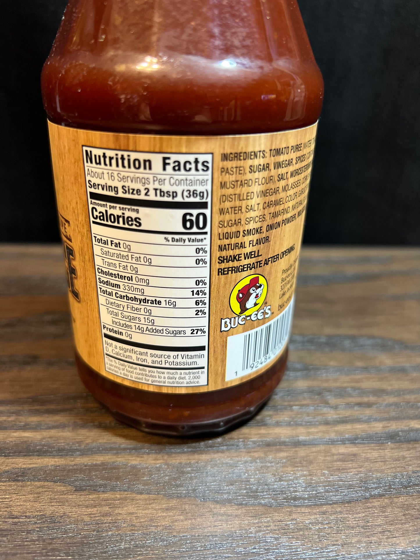 Buc-ees Original BBQ Sauce 20oz