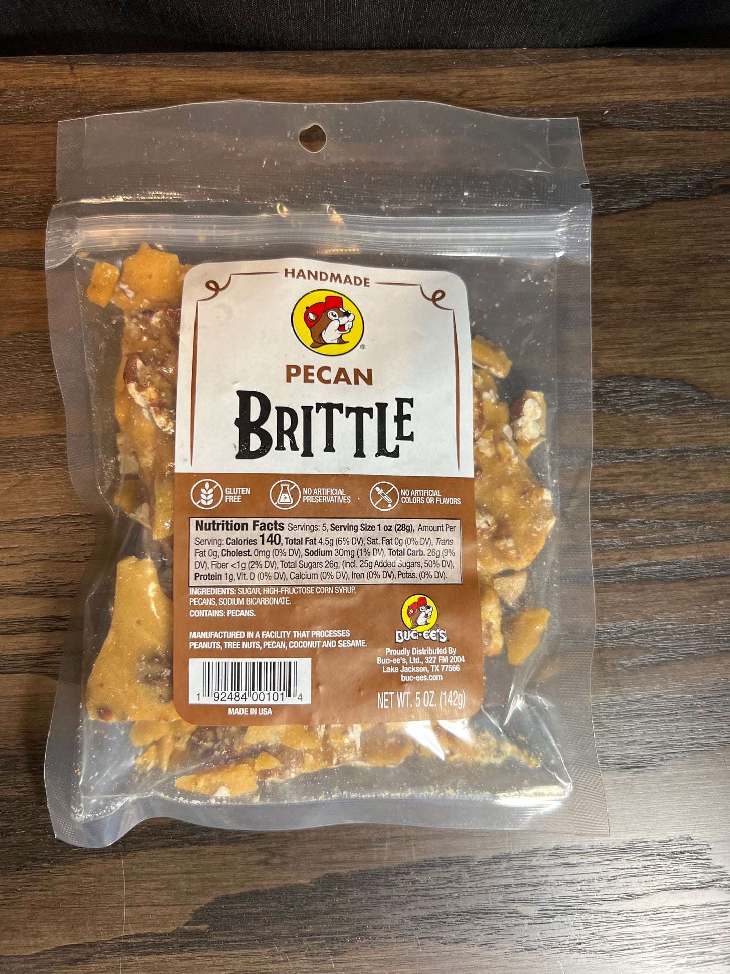 Buc-ees Pecan Brittle, Jalapeno Peanut Brittle, Peanut Brittle, Coconut Peanut Brittle