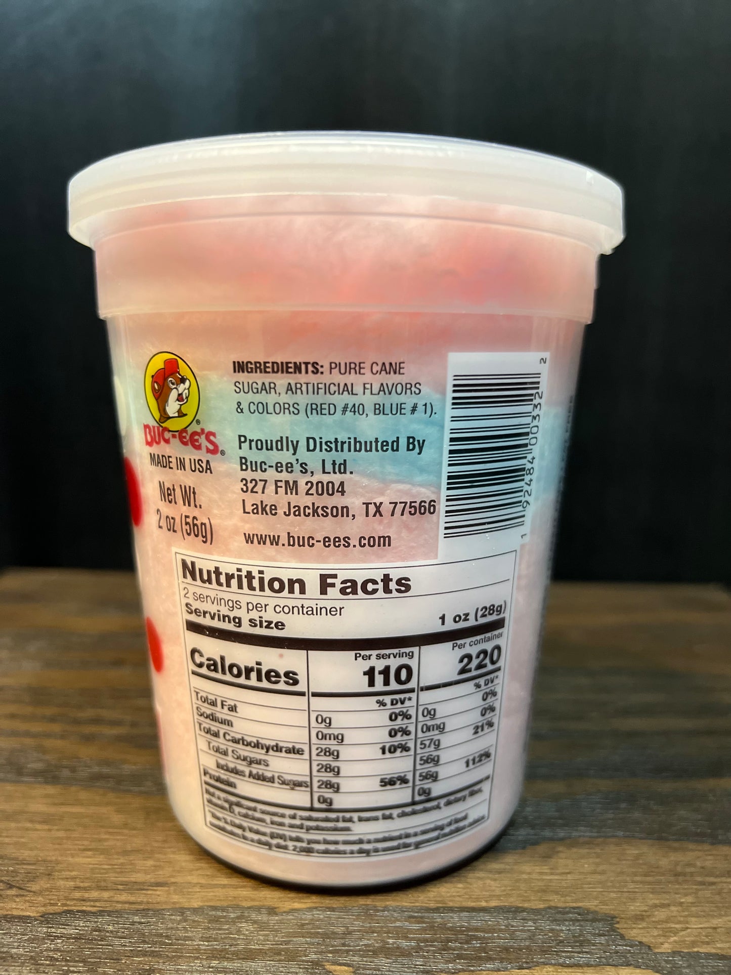 Buc-ees Classic Cotton Candy, Watermelon, Grape