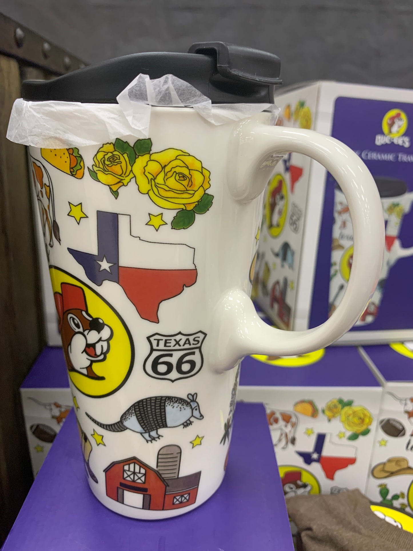 Buc-ees Collectible Texas Ceramic Mug  17oz