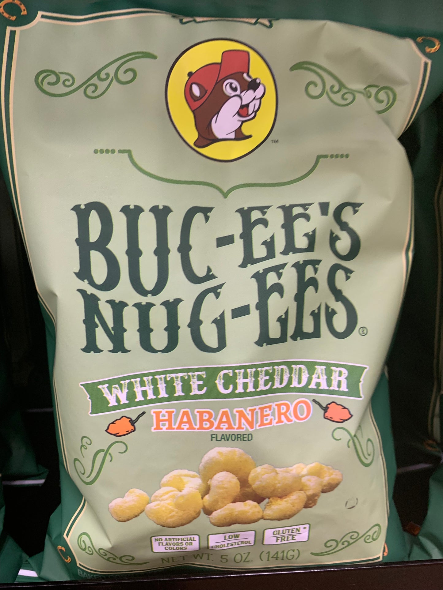 Buc-ees Nugees White Cheddar Habanero 5oz Bag