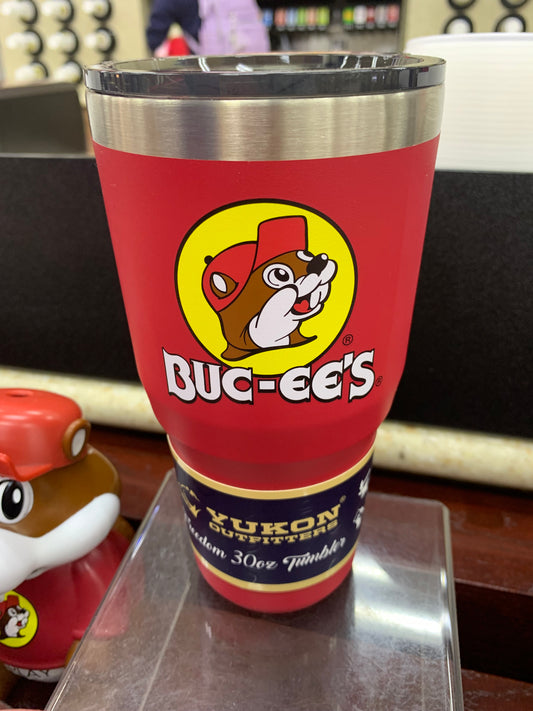 Buc-ees Yukon Outfitters Cup 30 oz Red or White