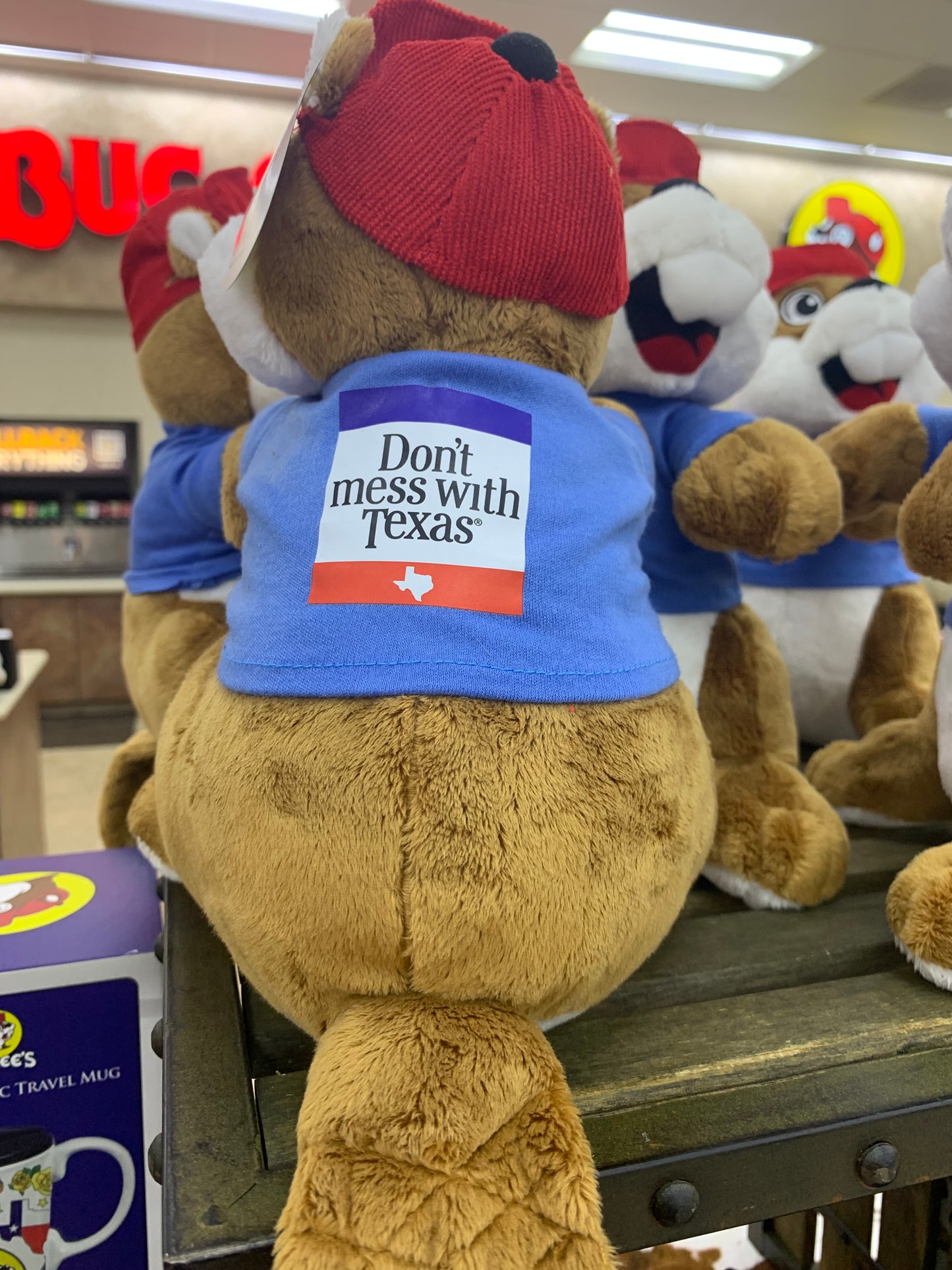 Buc-ees Plush Beaver “Don’t Mess With Texas” Stuffed Animal